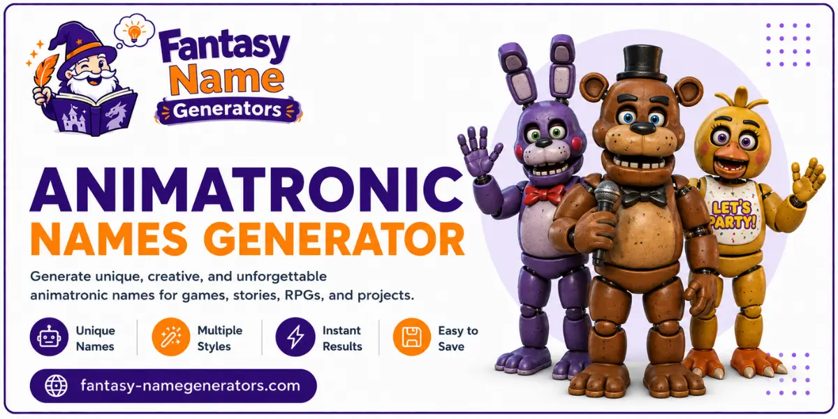Animatronic Names Generator