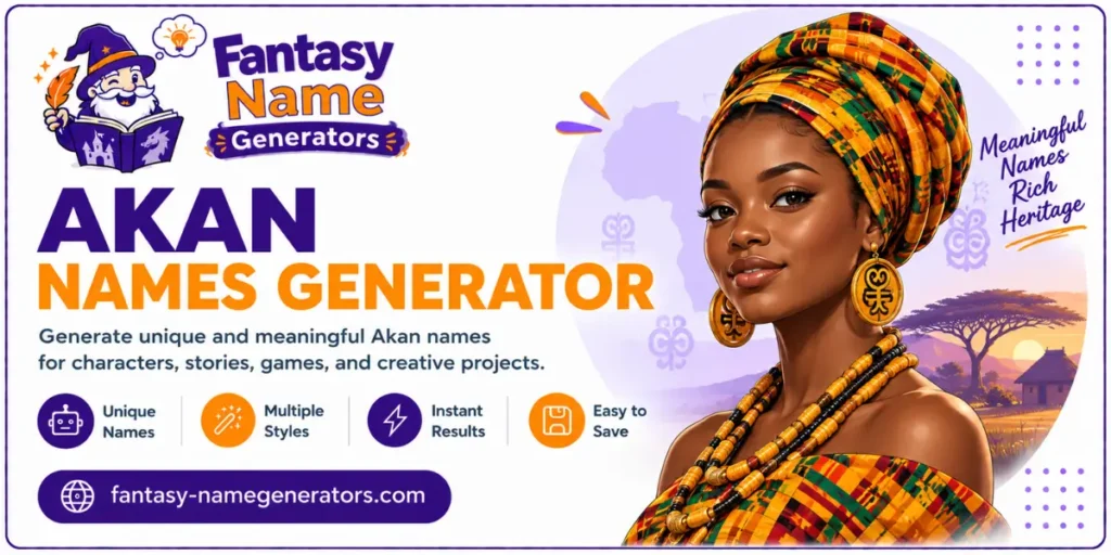 Akan Names Generator