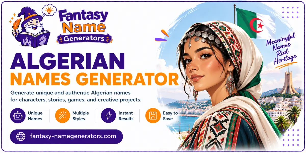 Algerian Names Generator