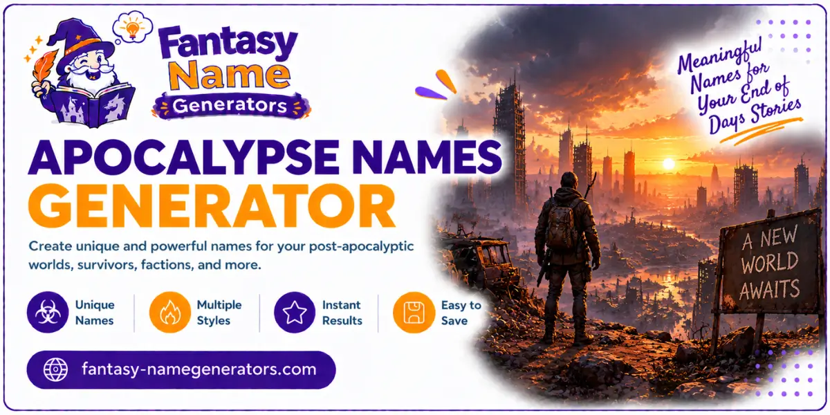 Apocalypse Names generator