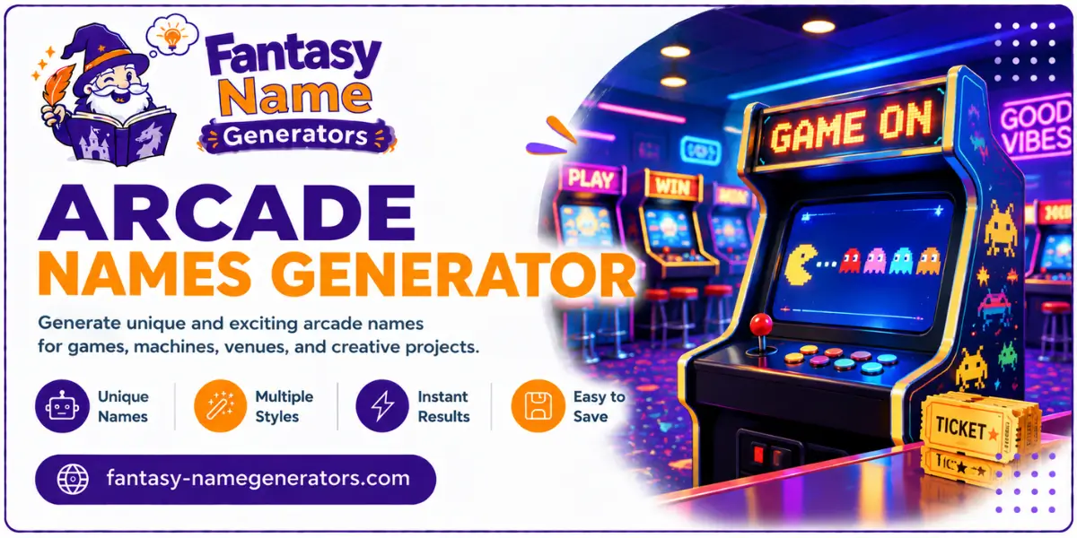 Arcade Names Generator