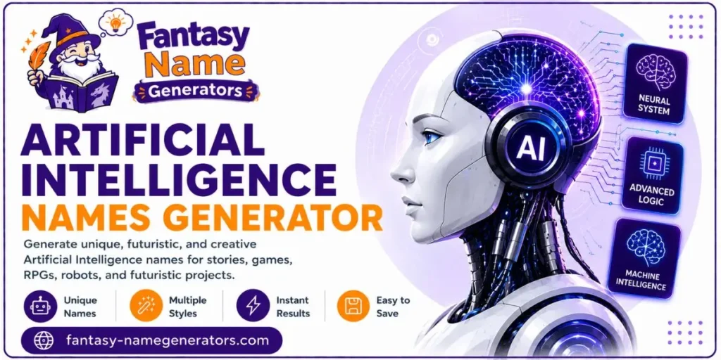 Artificial Intelligence Names Generator