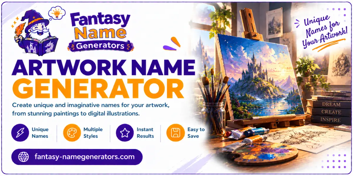 Artwork names generator